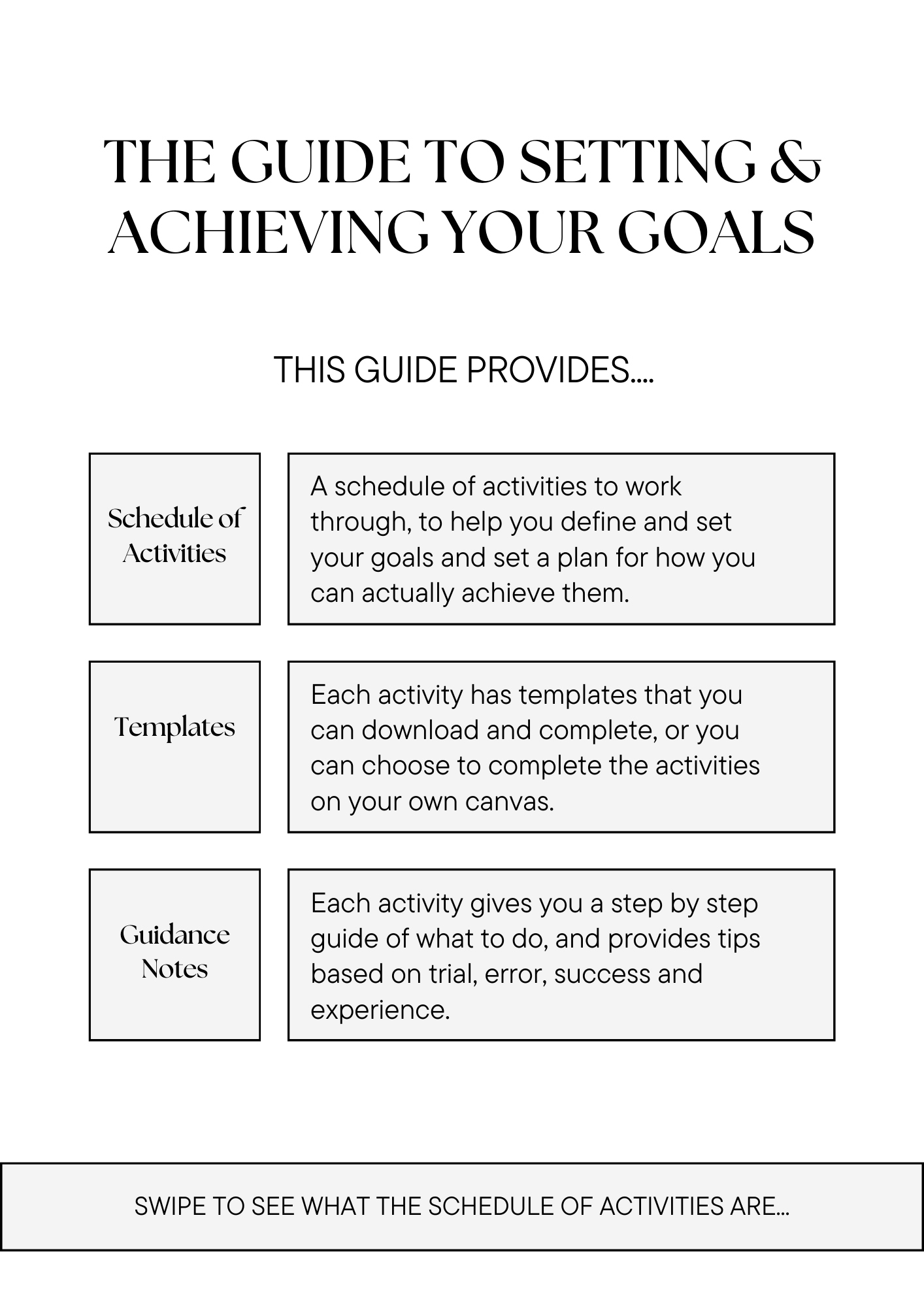 The Guide to Setting & Achieving Your Goals (Digital Copy)