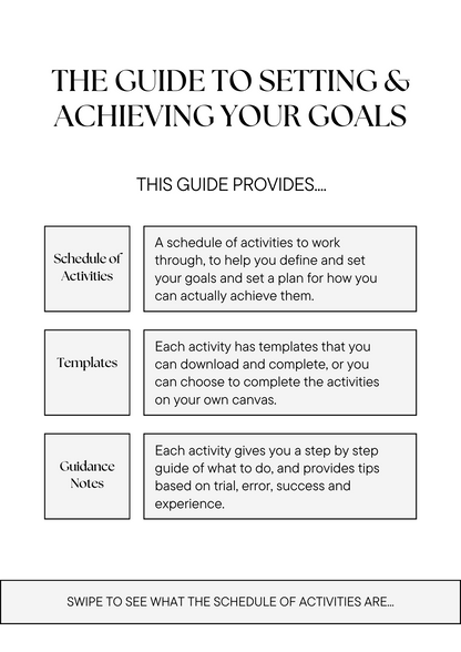 The Guide to Setting & Achieving Your Goals (Digital Copy)